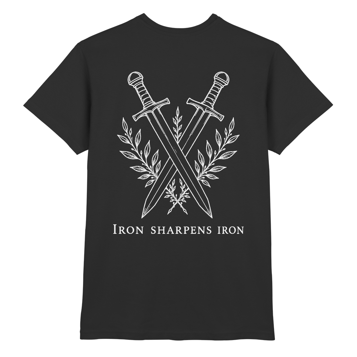 Premium-T-Shirt // Iron sharpens Iron  - Premium Shirt