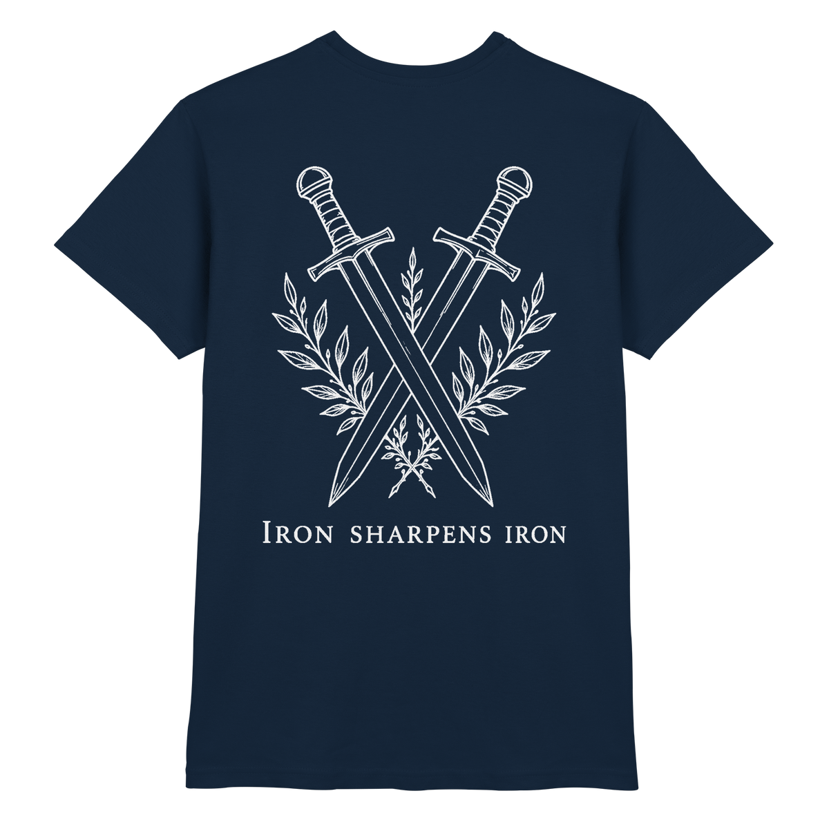 Premium-T-Shirt // Iron sharpens Iron  - Premium Shirt