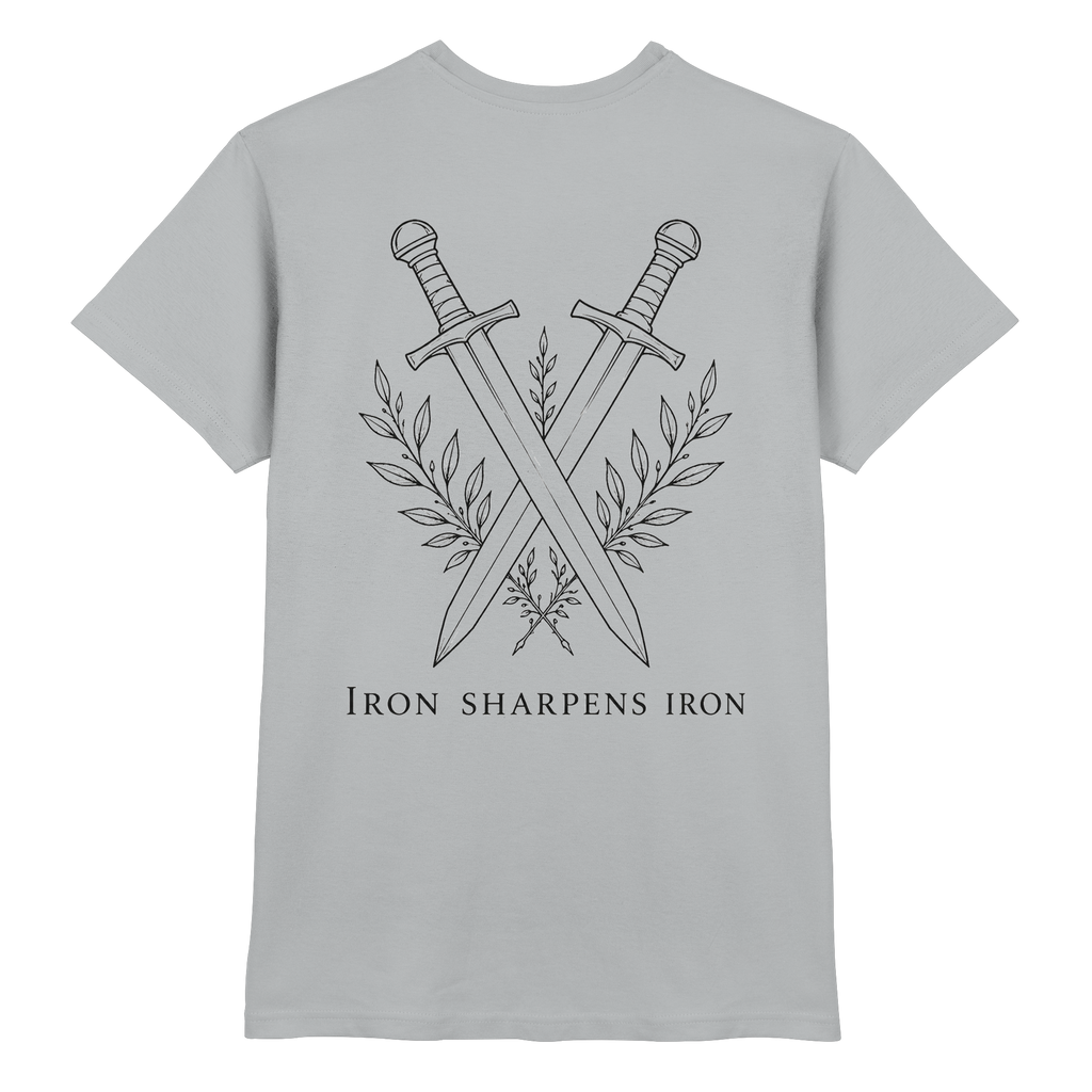 Premium-T-Shirt // Iron sharpens Iron  - Premium Shirt