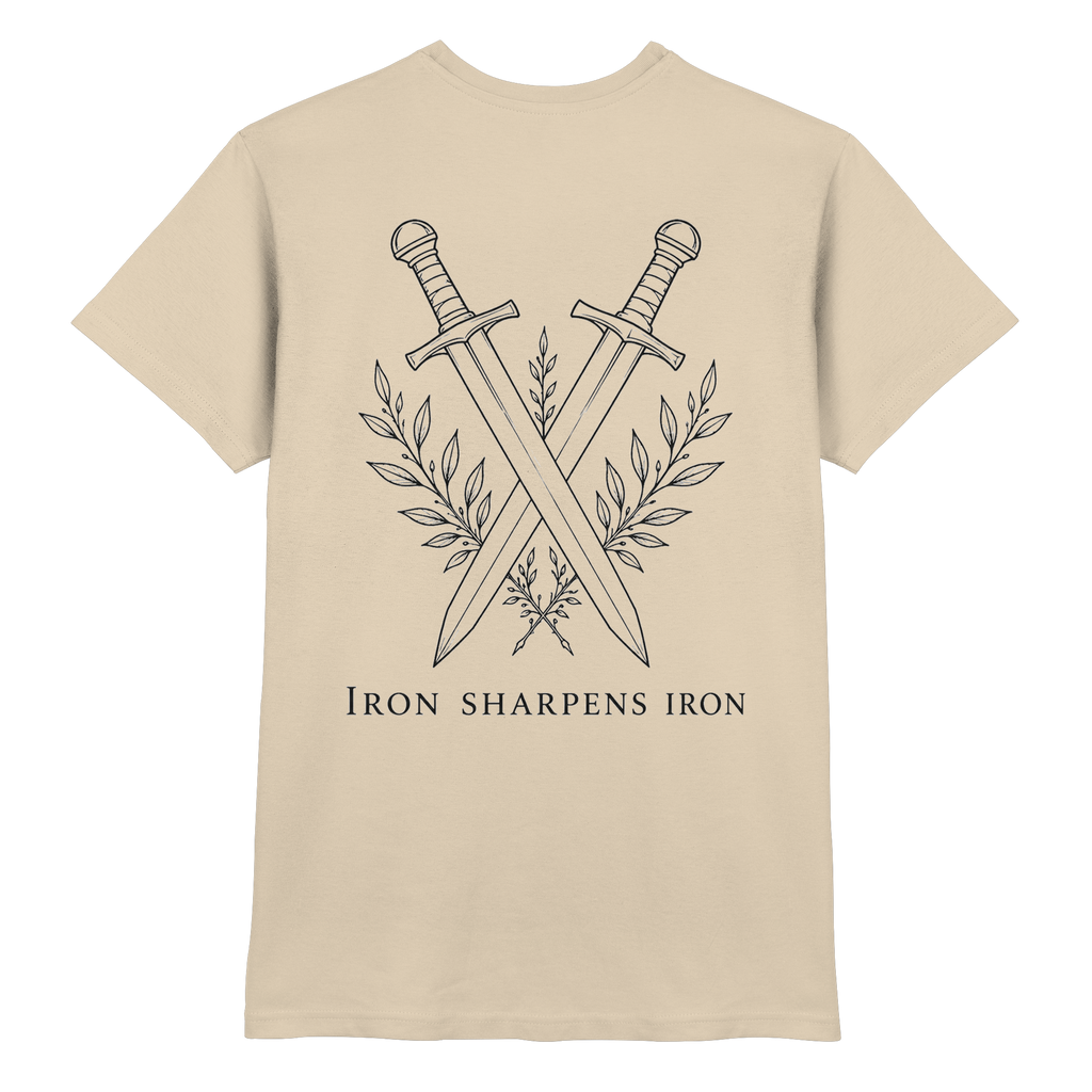 Premium-T-Shirt // Iron sharpens Iron  - Premium Shirt