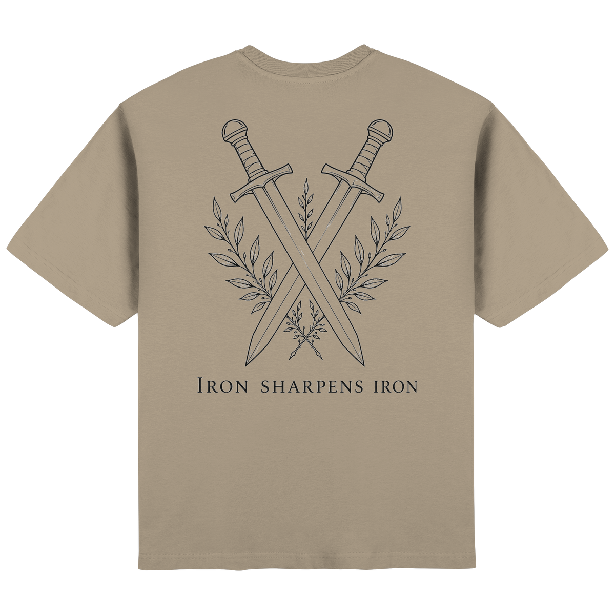 Streetwear Oversized T-Shirt // Iron sharpens Iron
