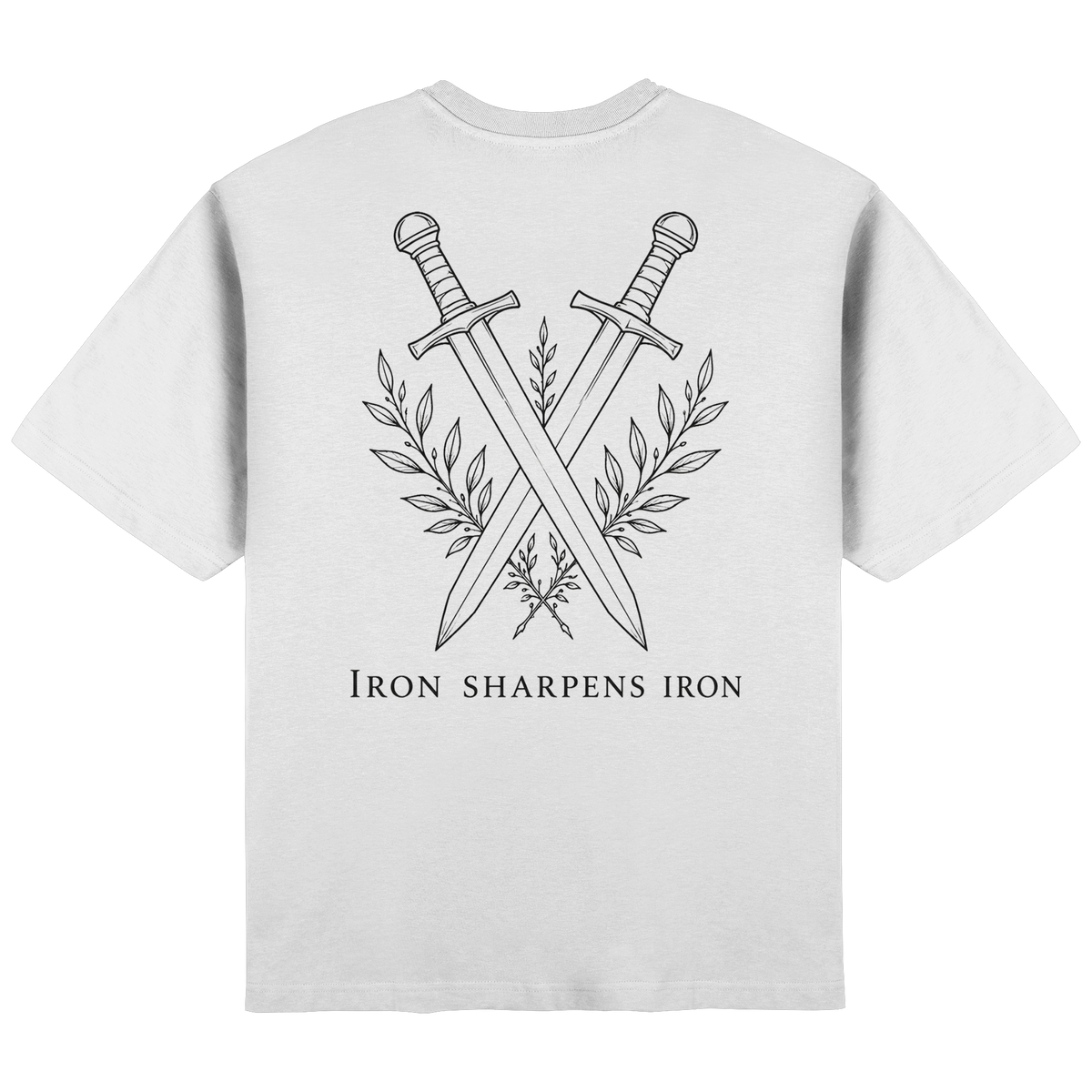 Streetwear Oversized T-Shirt // Iron sharpens Iron